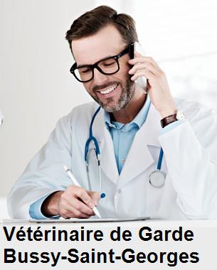 Urgence vétérinaire de garde à Bussy-Saint-Georges () aujourd'hui pour urgence 24h/24h et 7j/7j, jours fériés, nuit et dimanche.