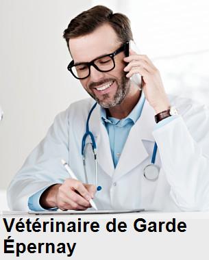 Urgence vétérinaire de garde à Épernay () aujourd'hui pour urgence 24h/24h et 7j/7j, jours fériés, nuit et dimanche.