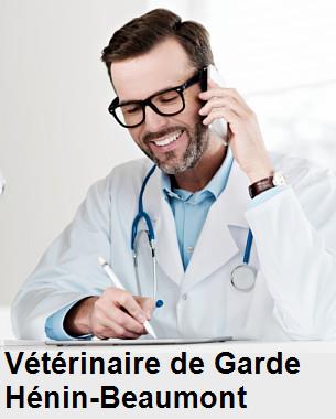 Urgence vétérinaire de garde à Hénin-Beaumont () aujourd'hui pour urgence 24h/24h et 7j/7j, jours fériés, nuit et dimanche.