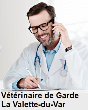 Urgence vétérinaire de garde à La Valette-du-Var () aujourd'hui pour urgence 24h/24h et 7j/7j, jours fériés, nuit et dimanche.