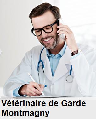 Urgence vétérinaire de garde à Montmagny () aujourd'hui pour urgence 24h/24h et 7j/7j, jours fériés, nuit et dimanche.