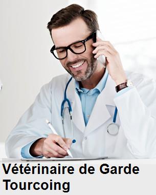 Urgence vétérinaire de garde à Tourcoing () aujourd'hui pour urgence 24h/24h et 7j/7j, jours fériés, nuit et dimanche.