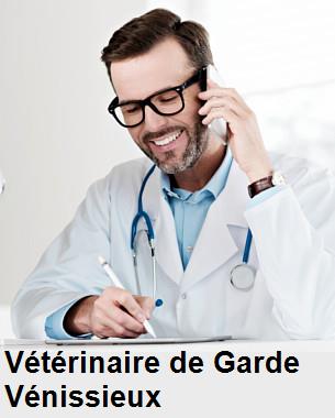 Urgence vétérinaire de garde à Vénissieux () aujourd'hui pour urgence 24h/24h et 7j/7j, jours fériés, nuit et dimanche.